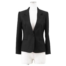 Dolce & Gabbana Giacca elasticizzata in cotone e seta Dolce&Gabbana Nero