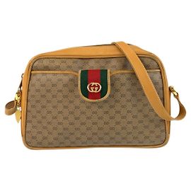 Borsa a tracolla Gucci Micro GG Sheline in PVC Beige