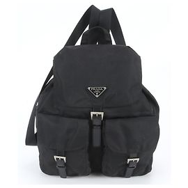 Prada Tessuto Nylon Backpack Black
