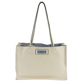 Bolso Tote Prada Leather Etiquette Crudo