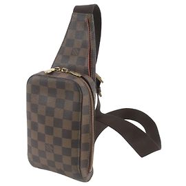 Bolsa de corpo 2-Way Louis Vuitton Damier Geronimos Damier ebene