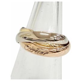 Anel Cartier Trinity Classic MM Dourado