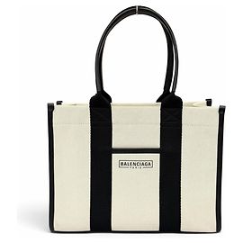 Sac à main 2-Way Balenciaga Noir Écru