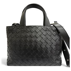 Bottega Veneta Black Leather Shoulder Bag Black
