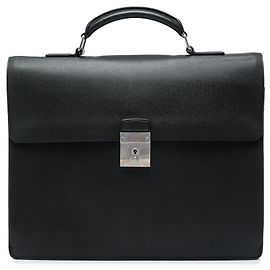 Louis Vuitton Black Taiga Neo Robusto 1 Briefcase Black
