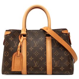 Louis Vuitton Brown Monogram Soufflot BB Braun