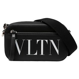 Bolsa Camera conversível VLTN Valentino em couro preto Preto
