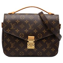 Louis Vuitton Brown Monogram Pochette Metis Braun