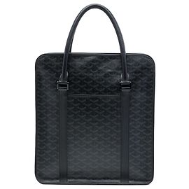 Goyard Black Goyardine Bourgogne Noir