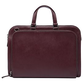 Prada Red Saffiano Business Bag Rot Bordeaux