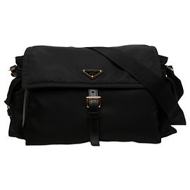Borsa a tracolla Prada Black Large Re Nylon Explore Nero