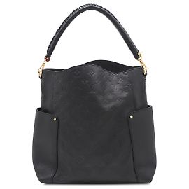 Louis Vuitton Black Monogram Empreinte Bagatelle Schwarz