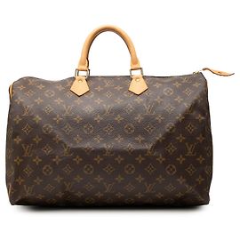 Louis Vuitton Brown Monogram Speedy 40 Marron