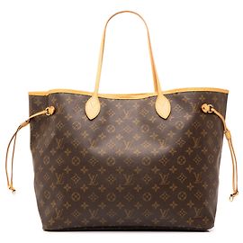Louis Vuitton Brown Monogram Neverfull GM Marron