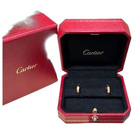 Pendientes Cartier Love de Aro Oro Rosa Dorado