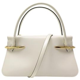 NEUE GIVENCHY PINCH MITTELARES HANDTASCHE BB5158B2CN WEISSES LEDER SCHULTERTASCHE Weiß