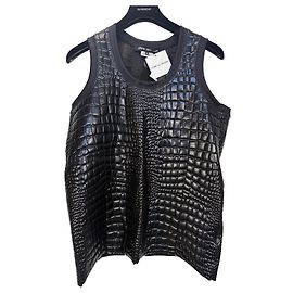 Comme Des Garcons Junya Watanabe Comme des Garçons Débardeur effet crocodile Noir