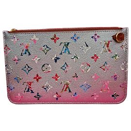 Louis Vuitton Pochette Monogram Multicolor Prata Multicor Hardware prateado