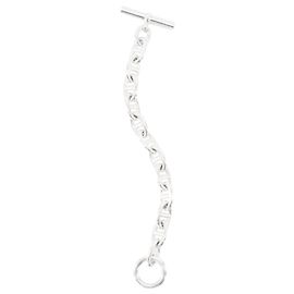 HERMÈS - Pulsera Chain d’Ancre modelo muy grande Hermès en plata Plata