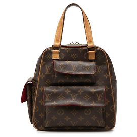 Sac à main Louis Vuitton Monogram Excentri Cite Marron Marron