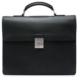 Black Louis Vuitton Taiga Neo Robusto 1 Briefcase Business Bag Black
