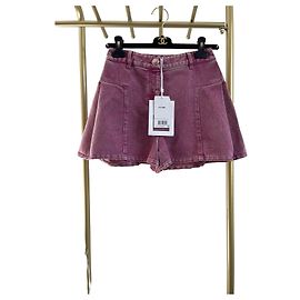 Jupe-short Chanel 23C en denim Autre