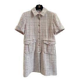 Vestido Chanel 25C de tweed rosa Otro