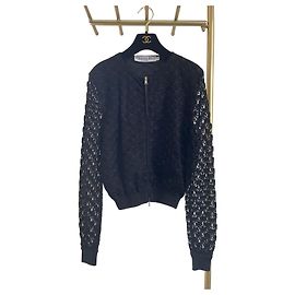Dior Seidenjacke mit Spitzenstickerei Andere