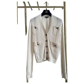 Pull Chanel Cuba en laine beige Autre