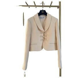 Giacca Dior in seta bianca Altro