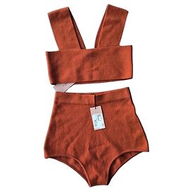 Alaïa Set in Cashmere Arancione Arancione