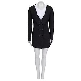 Traje de falda negro Gianfranco Ferré Sz.44/L de segunda mano Otro