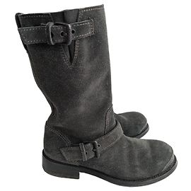 Bottega Veneta Ankle Boots Grey
