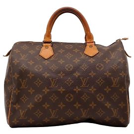 Bolsa Louis Vuitton Speedy 30 Monogram Canvas Marrom Monograma