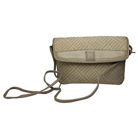 Borsa a tracolla con patta Vintage Givenchy 4G Monogram Fine anni '80 Beige Beige