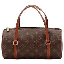 Louis Vuitton Papillon Bolsa Cilíndrica Monogram Canvas Marrom Monograma