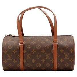 Louis Vuitton Papillon Sac Cylindrique Monogram Canvas Marron Monogramme