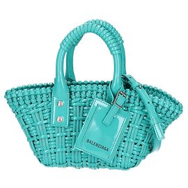 Balenciaga Bistro XXS Basket 2-Way Handtasche Grün