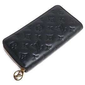 Portafoglio lungo Louis Vuitton in Noir Nero