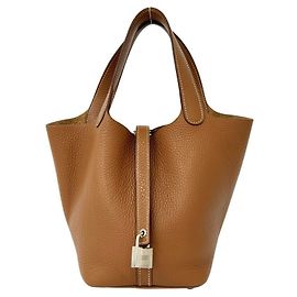 Hermès Sac à main Hermes Picotin Lock PM Marron