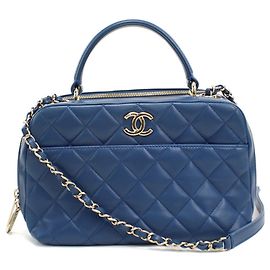 Bolsa Chanel Matelassé Blue Azul