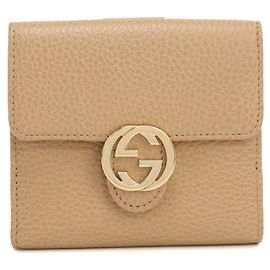 Gucci Bi-Fold Geldbörse in Beige Beige