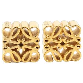 Brincos de pino Loewe dourados Dourado