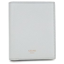 Céline Celine Blue Leather Bi-fold Wallet Blue