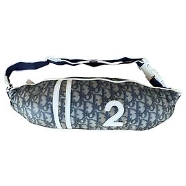 Christian Dior Trotter Monogram No. 2 Bolsa de Cintura Marrom Branco
