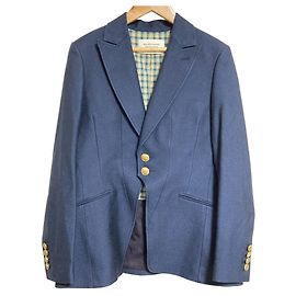 Autre Marque beautiful people Metal Button Tailored Jacket Blue Navy blue