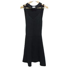 Robe en maille de dentelle RED VALENTINO Noir