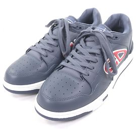 Dior Stone Island Leather Sneakers Blue