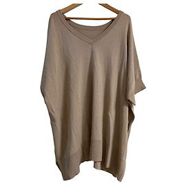 Autre Marque Spick and Span 14GWASHABLE2WAY Knit 2way Pullover Beige