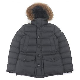 MONCLER CLUNY GIUBBOTTO Polyamide Down Jacket Brown